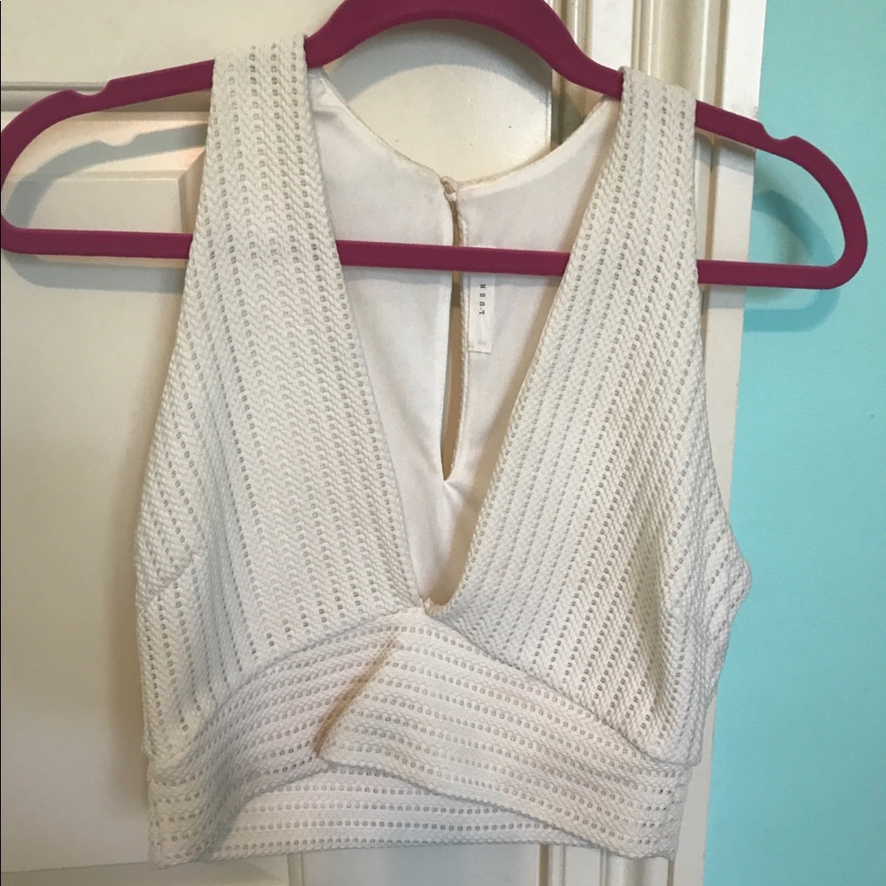 White tank top